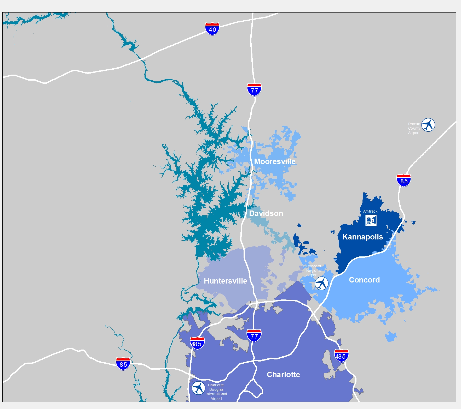 Kannapolis Map 